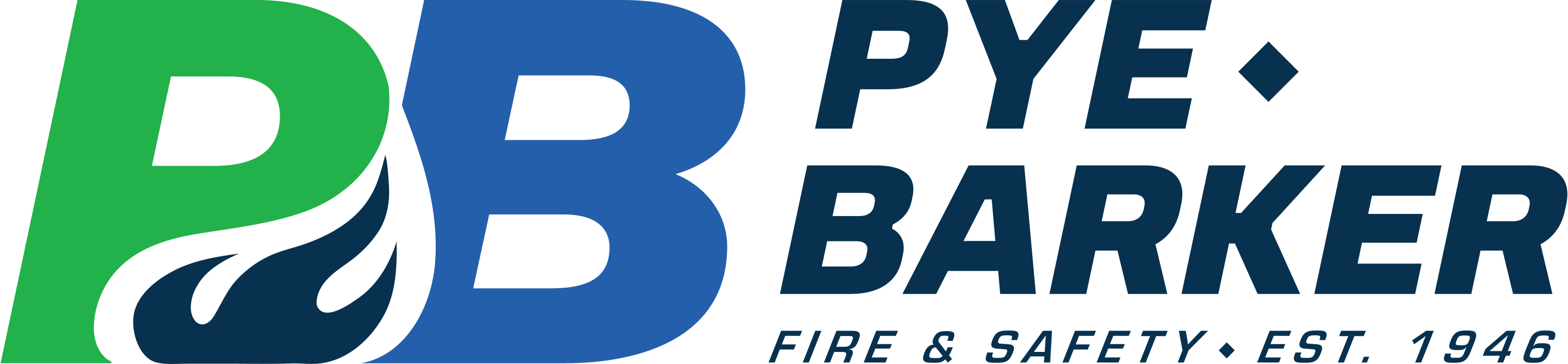 A Pye-Barker Fire & Safety Logo